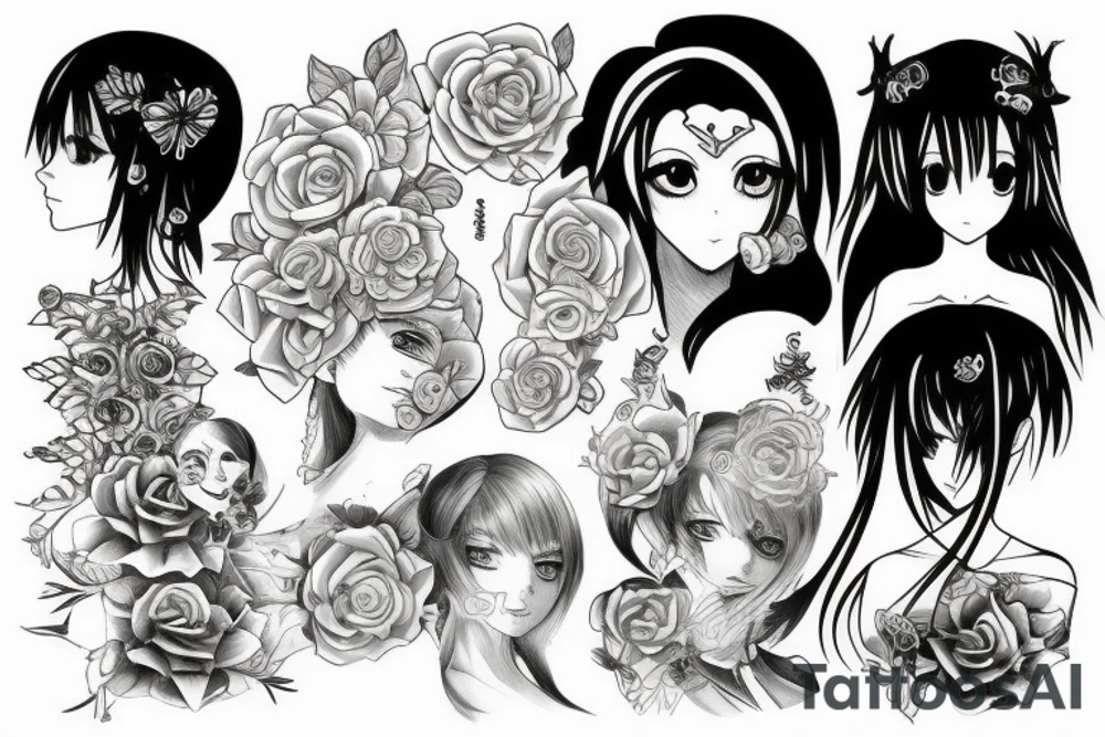 Anime klava koka tattoo idea