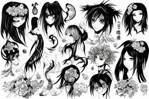 Anime klava koka tattoo idea
