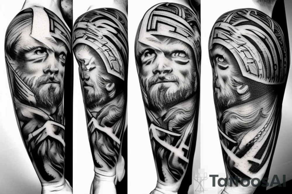 Zeus throwing lightning bolt to Thor with hammer tattoo idea Zeus throwing lightning bolt to Thor with hammer tattoo idea
