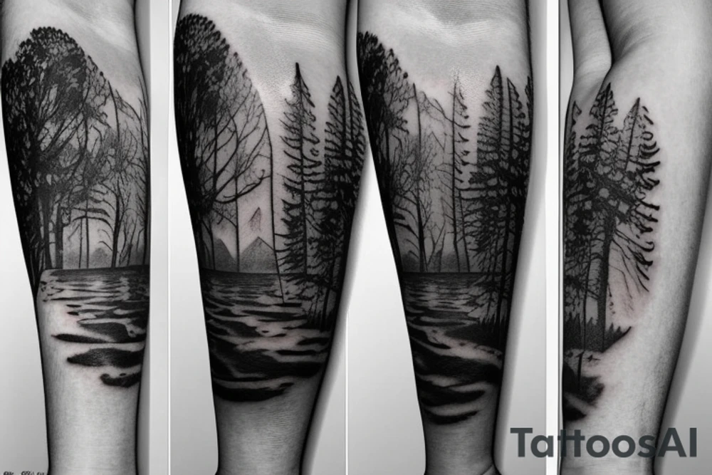 Outdoor nature tattoo idea