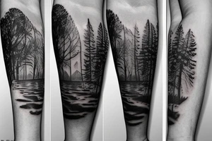 Outdoor nature tattoo idea