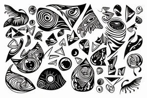 ojo humano tattoo idea