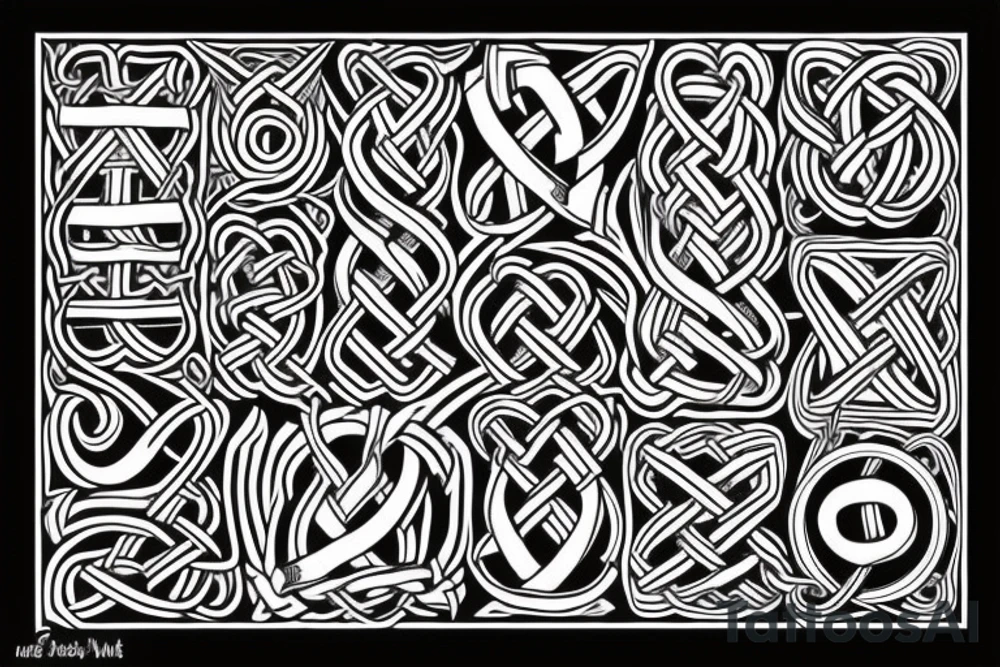 viking knotwork, horse tattoo idea