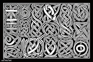 viking knotwork, horse tattoo idea