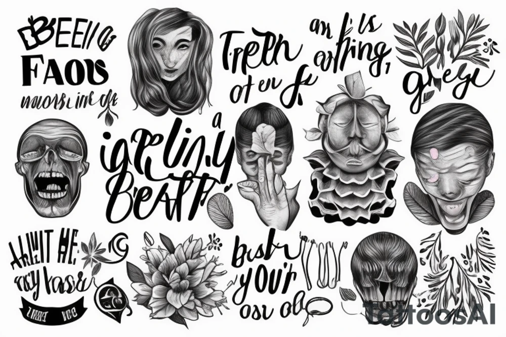 The feeling a person gets when they are trying to breathe in life but it’s going by so fast tattoo idea