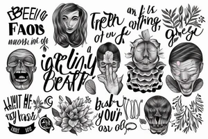 The feeling a person gets when they are trying to breathe in life but it’s going by so fast tattoo idea