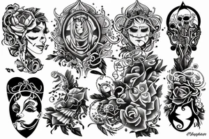 Trusting in the divine tattoo idea