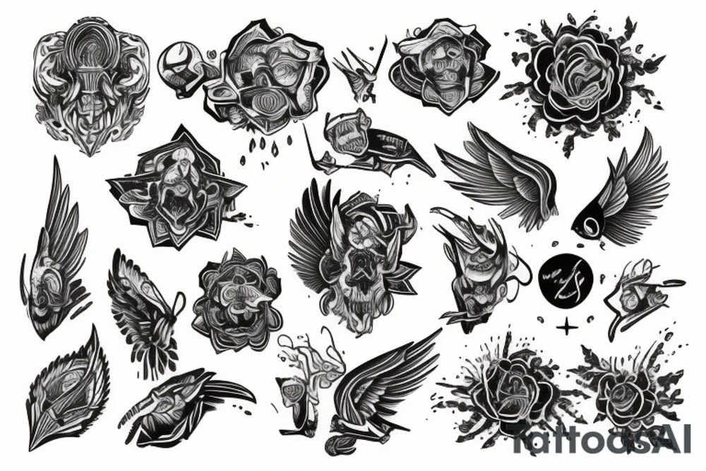 Trusting in the divine tattoo idea