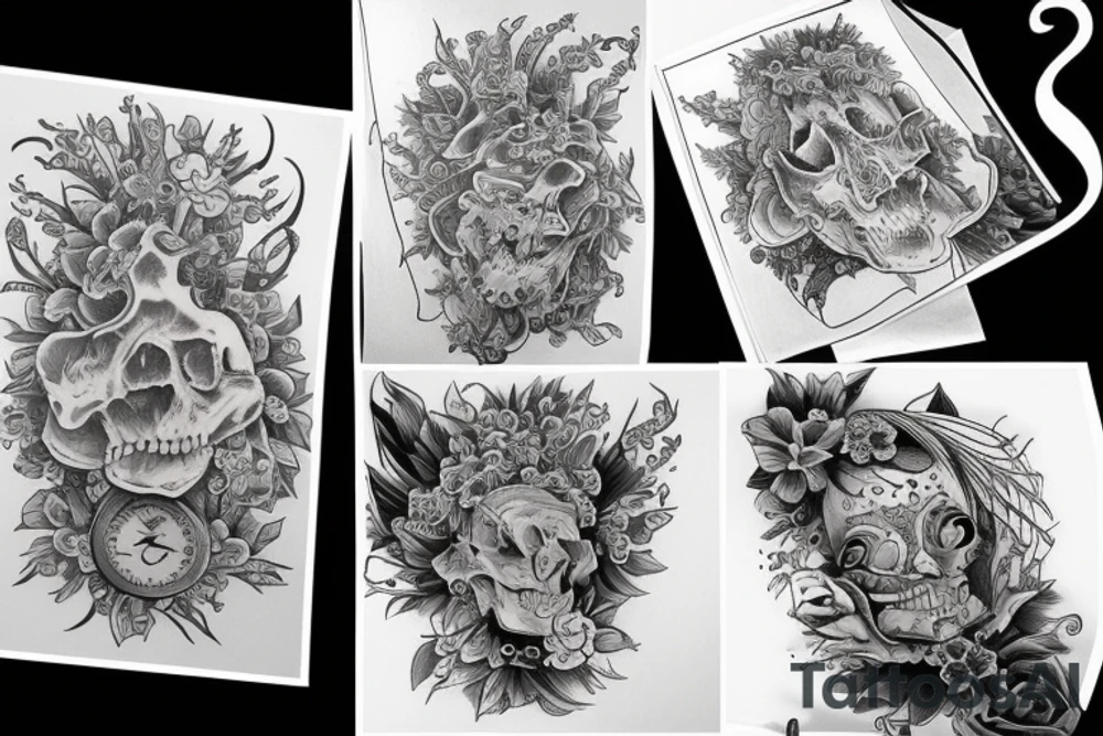 Neo traditional tattoo idea