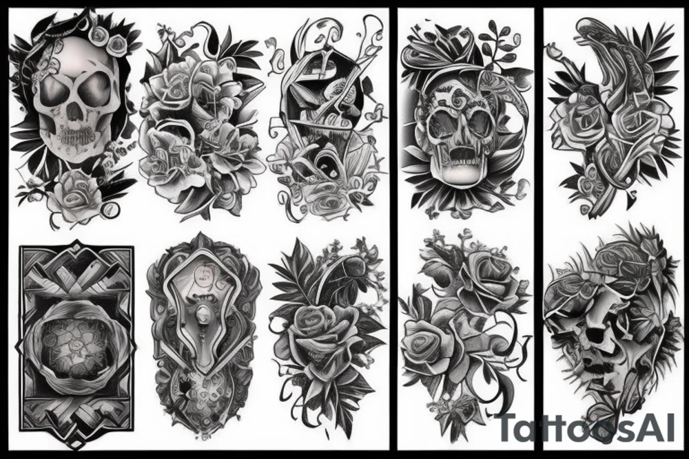 Neo traditional tattoo idea