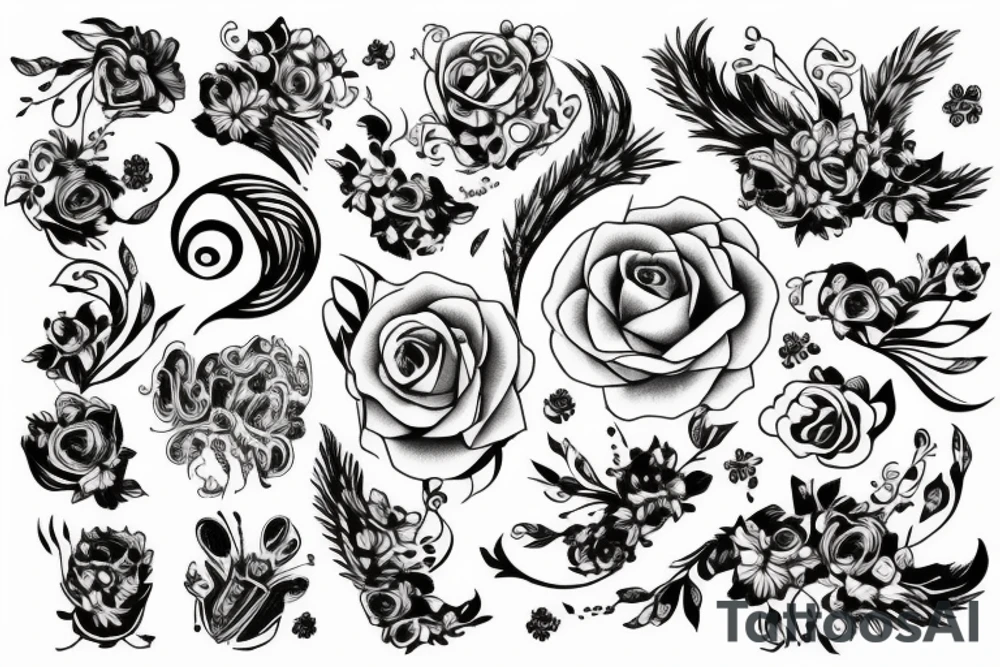 Молния tattoo idea