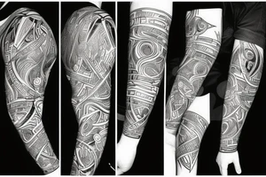 Cyber sigilism tattoo idea