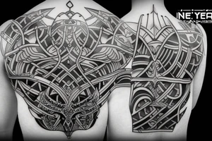 design a cyber neo tribal tattoo for me tattoo idea