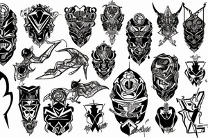 design a cyber sigilism tattoo for me tattoo idea