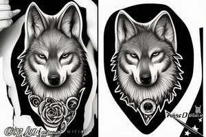 Wolf from puss n boots tattoo idea
