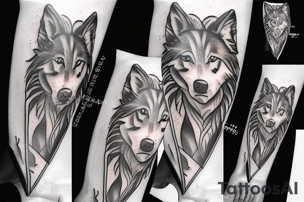 Wolf from puss n boots tattoo idea