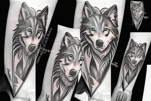 Wolf from puss n boots tattoo idea