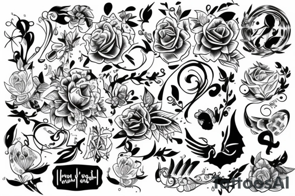 tatoo on the breast with a baby tattoo idea