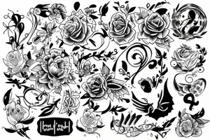 tatoo on the breast with a baby tattoo idea