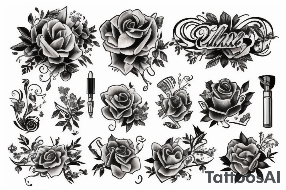 Classy rich teen tattoo idea