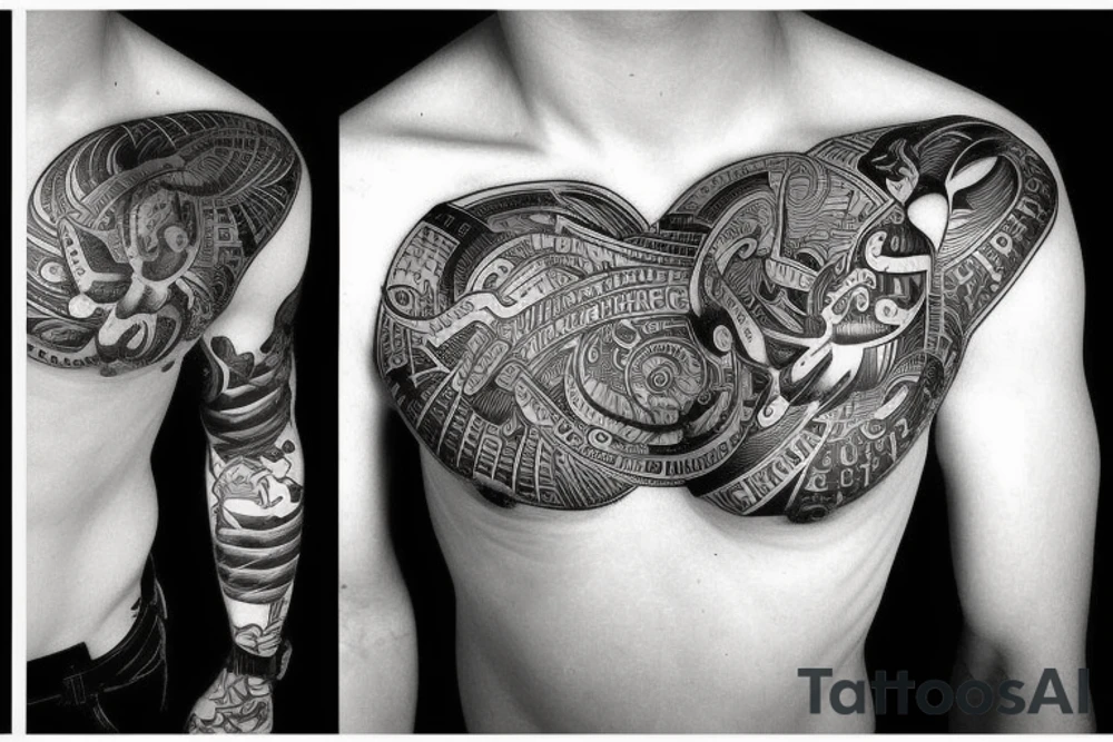 Bisexual masculine teen tattoo idea