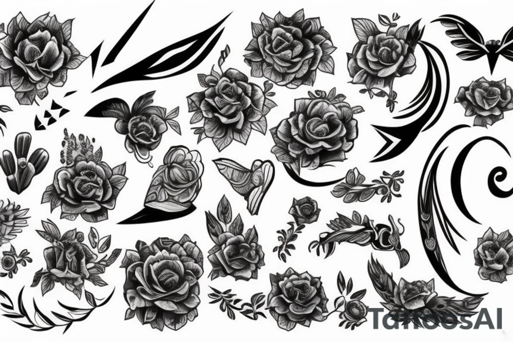 Bisexual masculine teen tattoo idea
