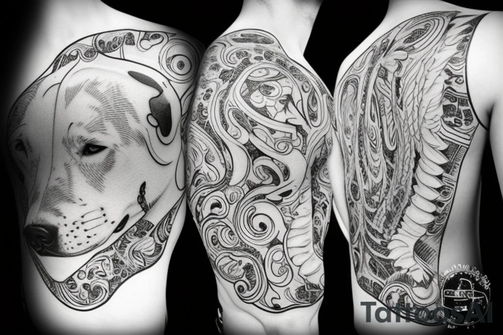 dogo argentino tattoo idea