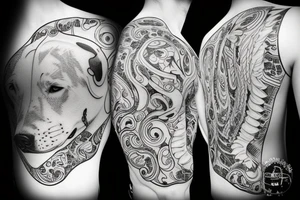 dogo argentino tattoo idea