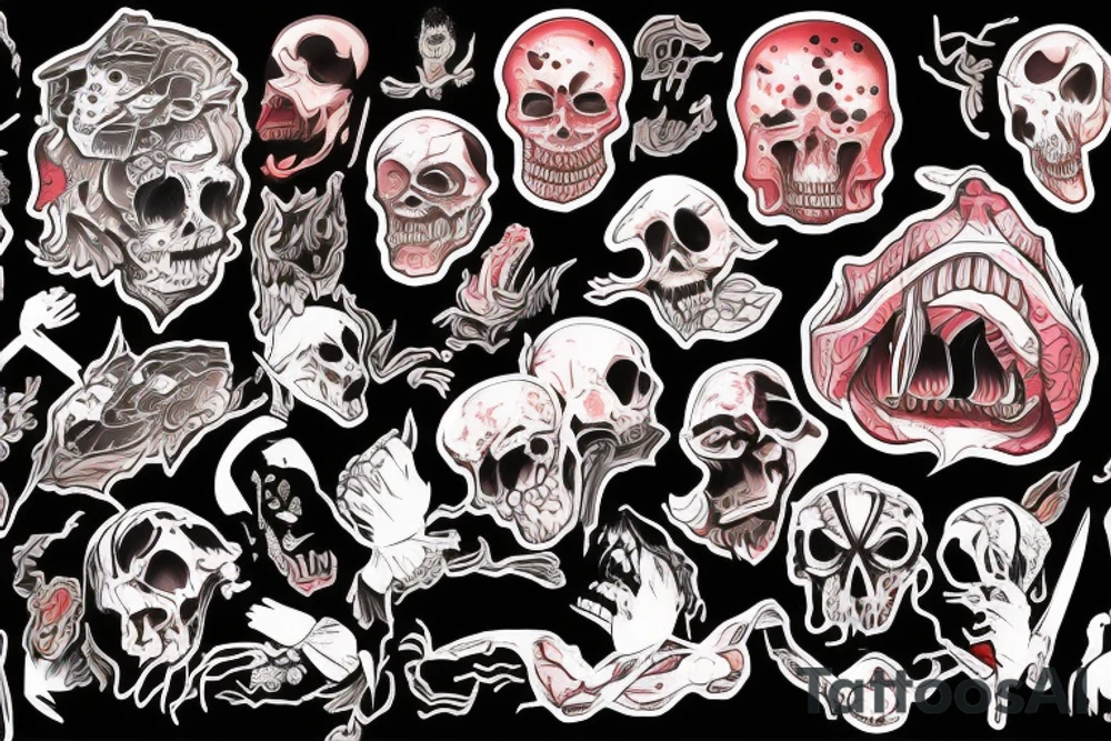 night horror tattoo idea