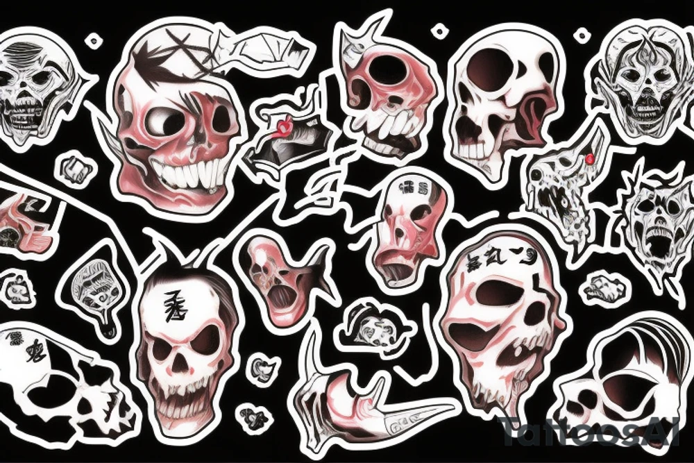 night horror tattoo idea