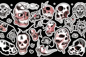 night horror tattoo idea