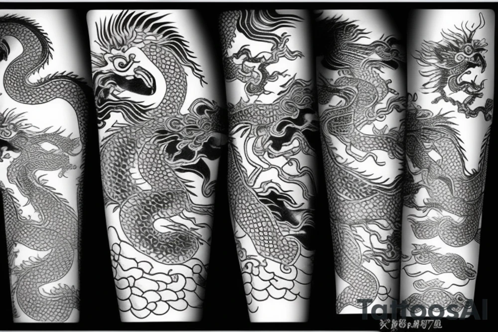 Chinese Dragon tattoo idea