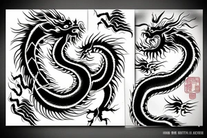 Chinese Dragon tattoo idea