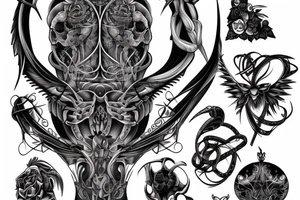 meaningful on back tattoo idea
