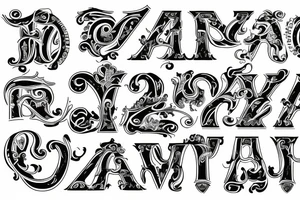 fortis fortuna adiuvat, but only letters tattoo idea