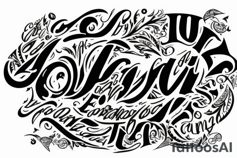 fortis fortuna adiuvat, but only letters tattoo idea