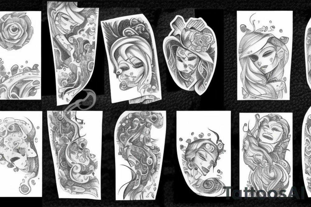 rain tattoo idea