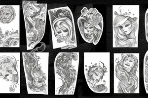 rain tattoo idea