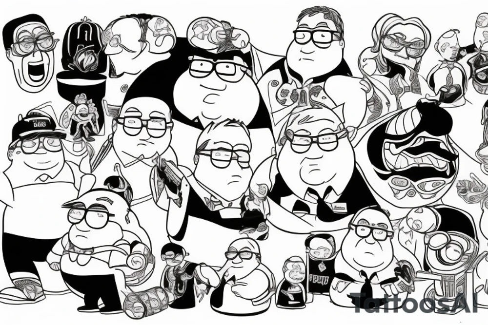 peter griffin tattoo idea