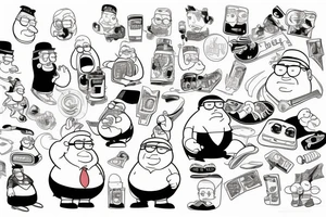peter griffin tattoo idea