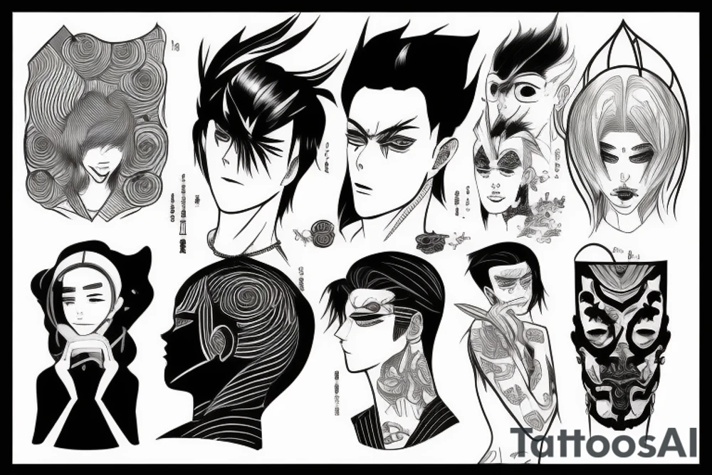 Manhwa Lookism, the character of Jong Gon tattoo idea