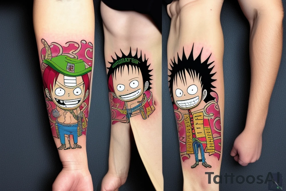 Randy Marsh dressed in Roanoa Zoro’s robes from One Piece tattoo idea