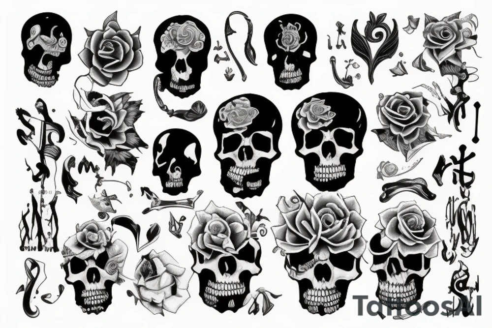 Meaning of life and death tattoo idea
