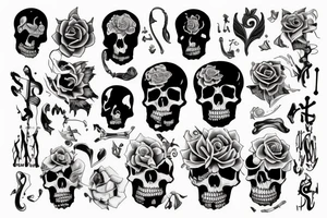 Meaning of life and death tattoo idea