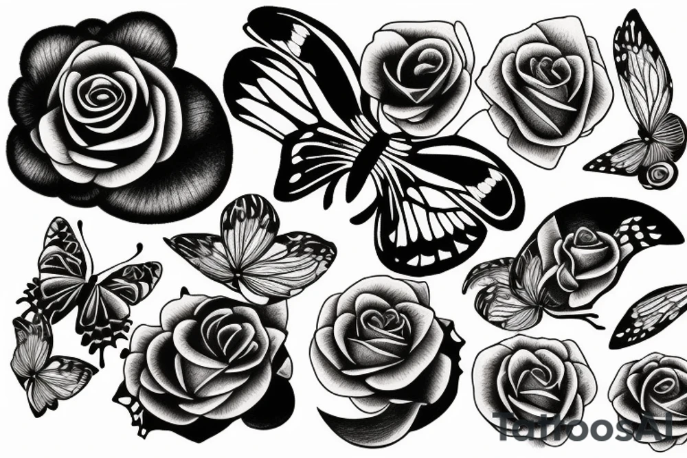 Butterfly
sun
Moon
Rose tattoo idea