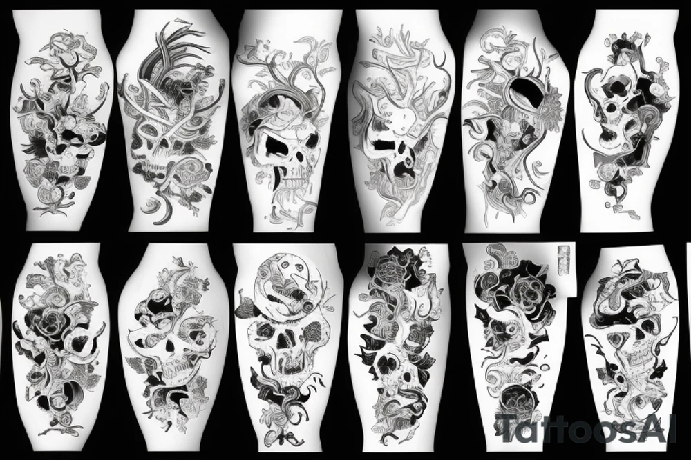 Meaning of life and death tattoo idea