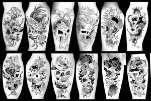 Meaning of life and death tattoo idea