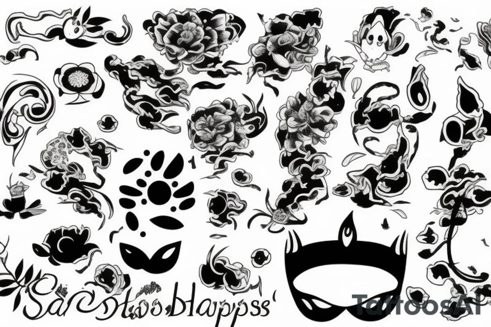 Happiness tattoo idea