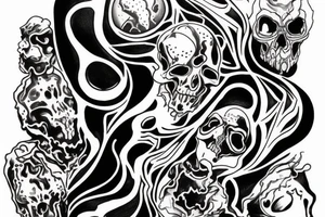 Apocalypse shoulder piece tattoo idea