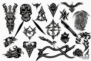Deathscape tattoo idea